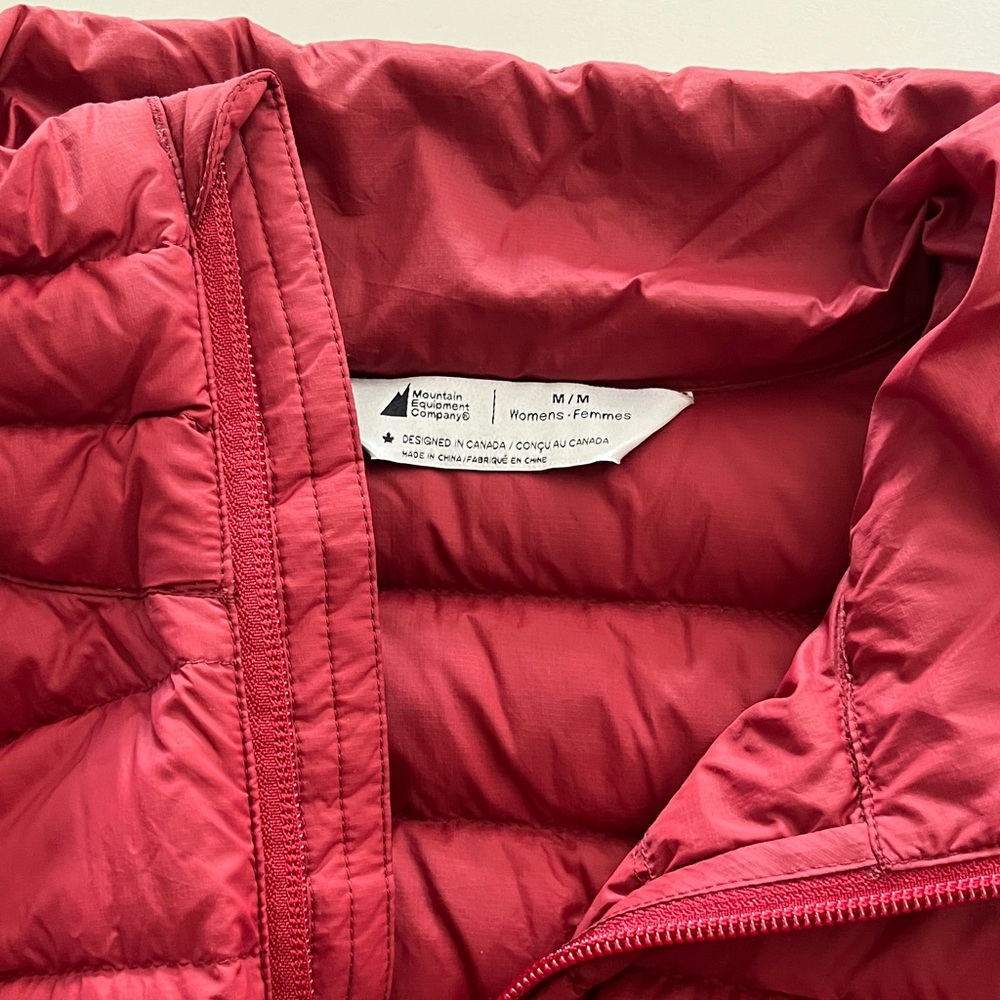 Women’s MEC Red Puffer Jacket size M - Picture 2 of 8